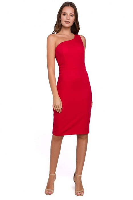 Chic One-Shoulder Pencil Dress for Timeless Elegance