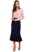 Elegant Frill Midi Skirt