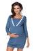 Elegant Guipure Maternity Nightshirt for Stylish Moms-to-Be