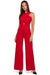 Chic Striped Jumpsuit with Crosswise Design for Stylish Events