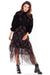 Chic Asymmetrical Chiffon Maxi Skirt with Distinctive Prints