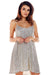 Radiant Sequin Knit Mini Dress for Evening Glamour