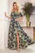 Chic Green Leaf Maxi Dress with Elegant Gold Accents - Numoco