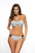 Elegant Bardot Push-Up Swimwear with Sophisticated Flair