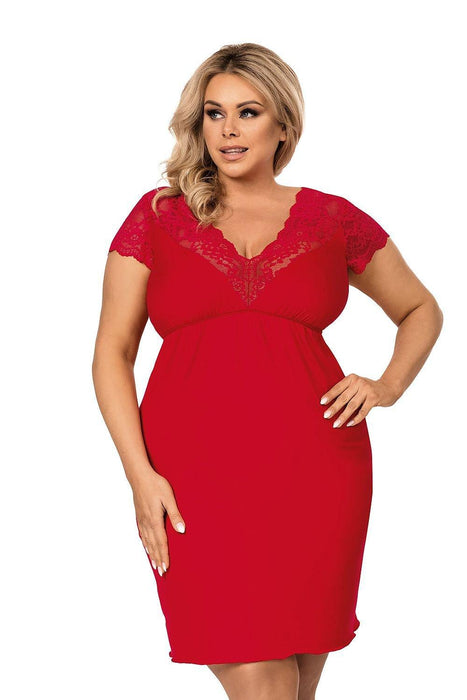 Elegant Lace Nightgown for Curvy Bodies