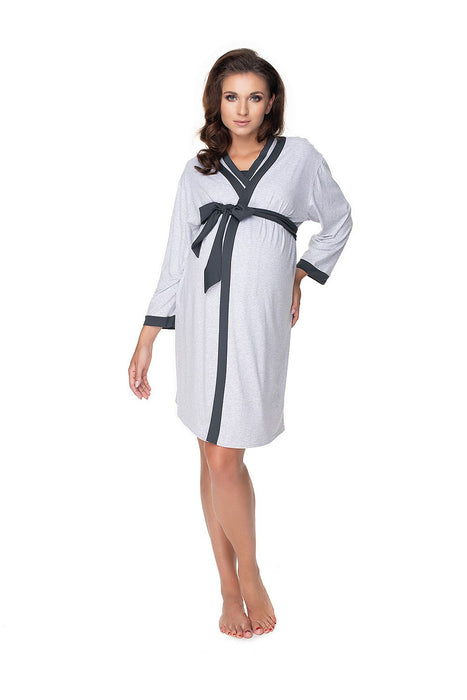 PeeKaBoo Elegant Maternity Nightwear Collection with Matching Robe