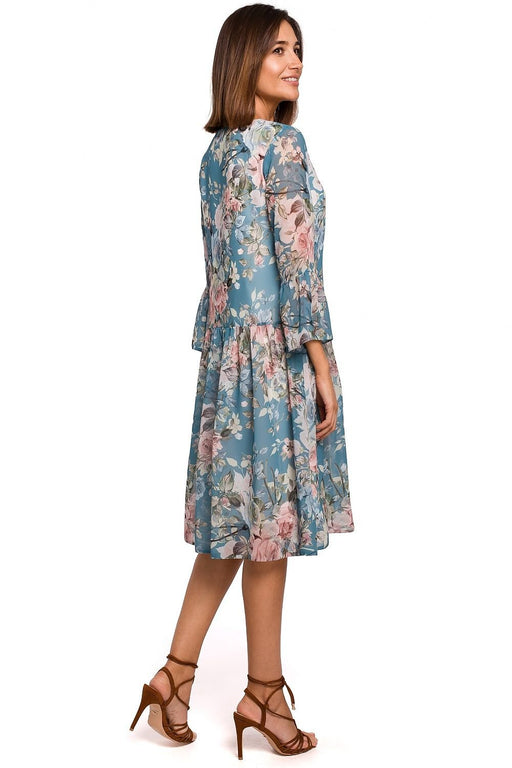 Chic Floral Chiffon Daydress