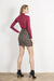 Elegant Zippered Mini Skirt - Timeless Luxury