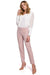 Chic Straight-Leg Trousers with Hidden Zipper Closure