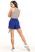 Trendy Summer Elastic Waist Women's Shorts - Comfort Meets Style