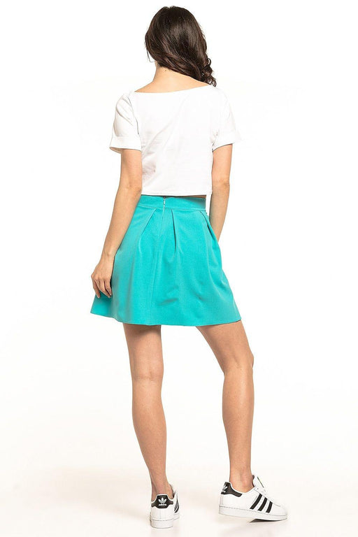 Feminine Pleated Mini Skirt - Versatile Style for Casual and Sporty Outfits