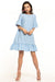 Charming Bow Frill Mini Dress