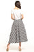 Circle Motion Midi Skirt with Zip Back Detail