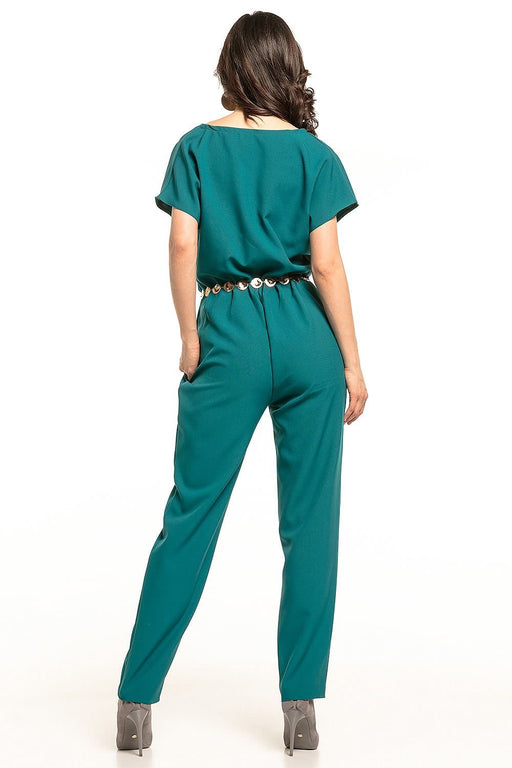 Elegant Tessita Jumpsuit: Stylish One-Piece with Envelope Neckline