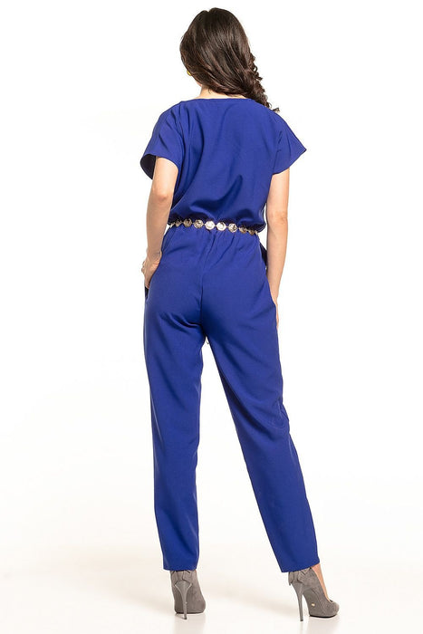 Elegant Tessita Jumpsuit: Stylish One-Piece with Envelope Neckline