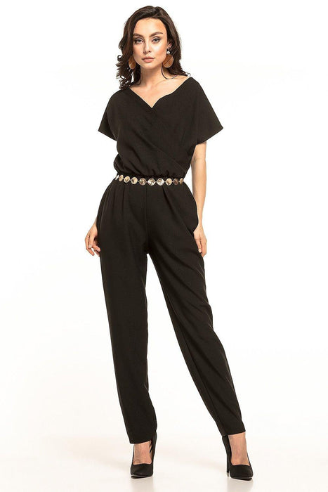 Elegant Tessita Jumpsuit: Stylish One-Piece with Envelope Neckline