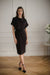 Chic Black Midi Dress for Every Occasion by Lenitif