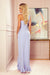 Chic Light Heather One Shoulder Evening Dress by Numoco