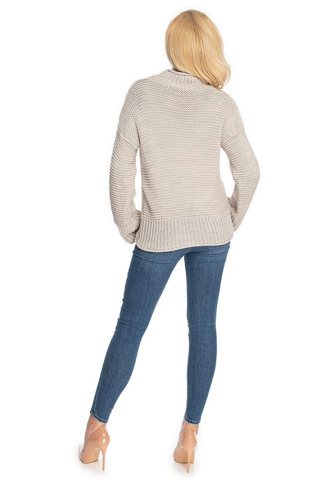 Stylish Peekaboo Knit Sweater