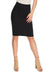 Sculpting Elegance Fitted Pencil Skirt