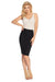 Sculpting Elegance Fitted Pencil Skirt