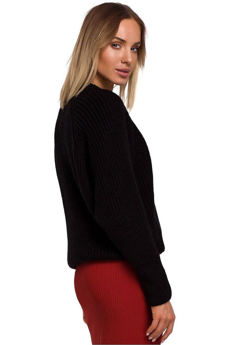 Stylish Textured Knit Pullover