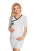 Chic Maternity Nightgown with Stylish Peekaboo Feature