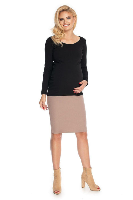 Chic Peekaboo Maternity Top for Trendsetting Moms-to-Be