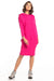 Chic Knit Hooded Day Dress with Practical Pockets