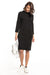 Chic Knit Hooded Day Dress with Practical Pockets