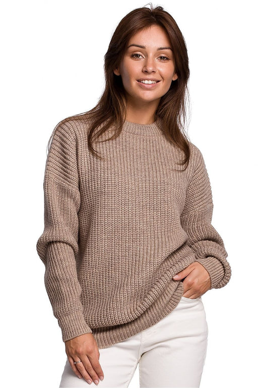 Knitted Ribbed Sweater for Ultimate Comfort