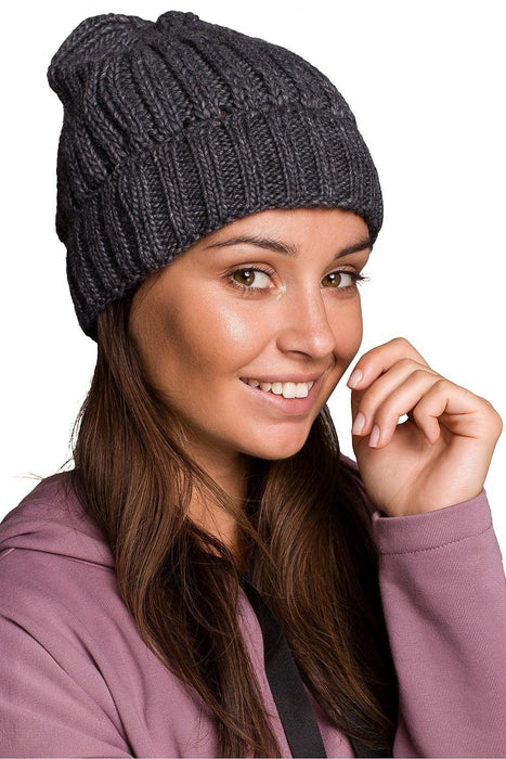 Chic Ribbed Knit Beanie for Winter Comfort