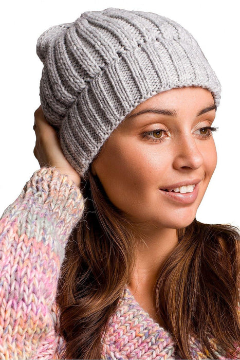 Chic Ribbed Knit Beanie for Winter Comfort