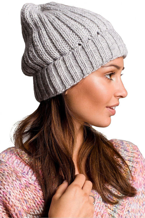 Chic Ribbed Knit Beanie for Winter Comfort