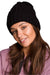 Braided Plait Beanie with Stylish Ribbed Trim