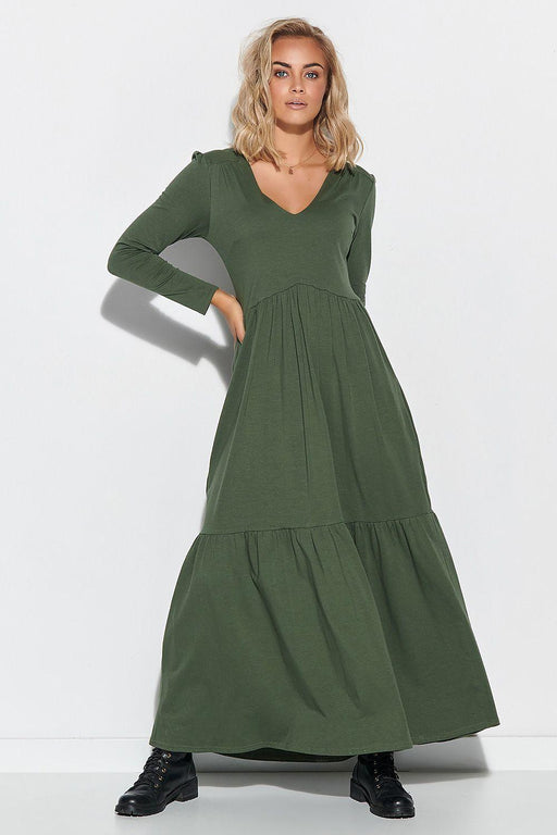 Makadamia Heart Neckline Maxi Daydress