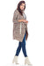 Elegant Adjustable Plaid Jacket with Decorative Sleeves & Waist Cinch