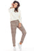 Checkered Chic Trousers: Stylish Women's Checkered Pants