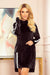 Chic Beige Velour Hooded Sweatshirt Dress - Crafted in Europe