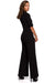 Chic V-Neck Wide-Leg Jumpsuit with Fashionable Tie Detail