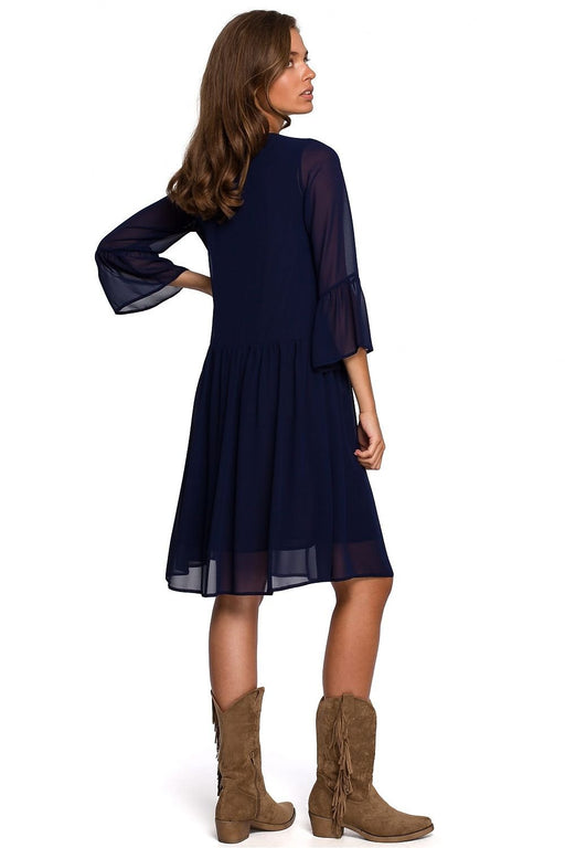 Chic Chiffon Layered Night Out Dress