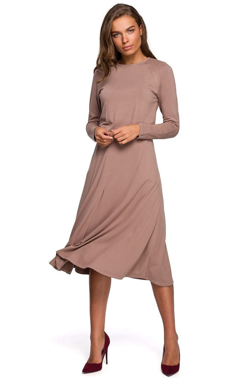 Elegant Ease Viscose Knit Dress