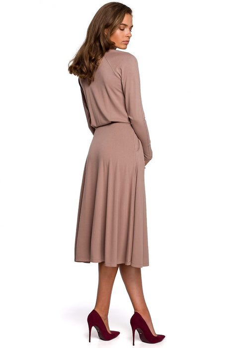 Elegant Ease Viscose Knit Dress