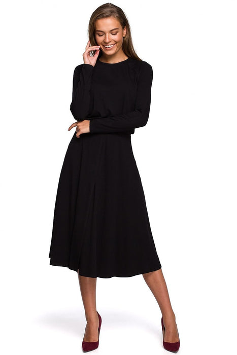 Elegant Ease Viscose Knit Dress