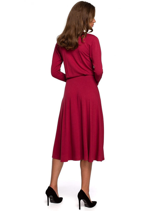 Elegant Ease Viscose Knit Dress