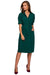 Chic Versatile Dress with Functional Pockets and Adjustable Waist Belt