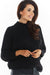 Chic Batwing Warmth Half-Zip Sweater