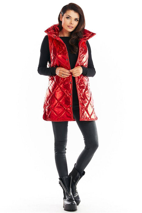 Stylish High Collar Quilted Sleeveless Vest for Women – Must-Have Autumn Layering in 4 Colors