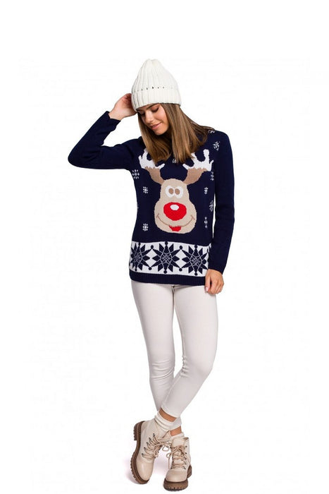 Christmas sweater with reindeer motif. Limited edition.