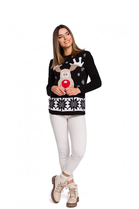 Christmas sweater with reindeer motif. Limited edition.